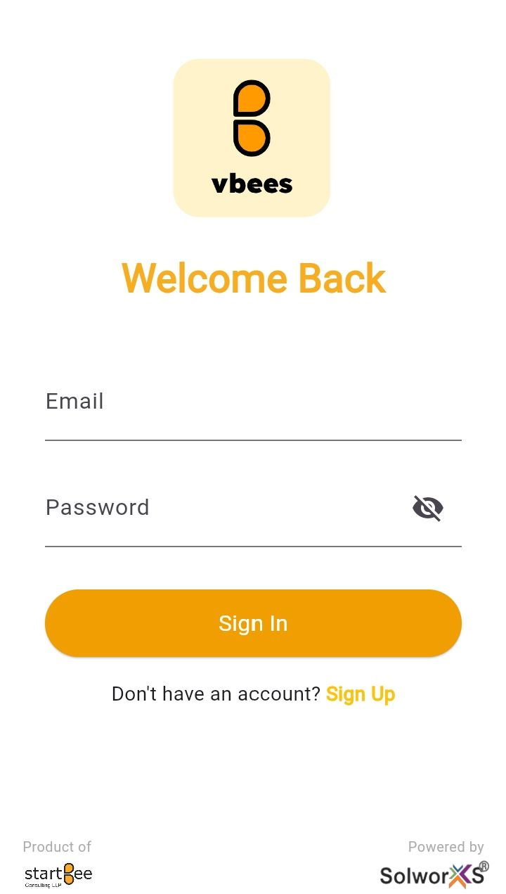 vbees login screenshot